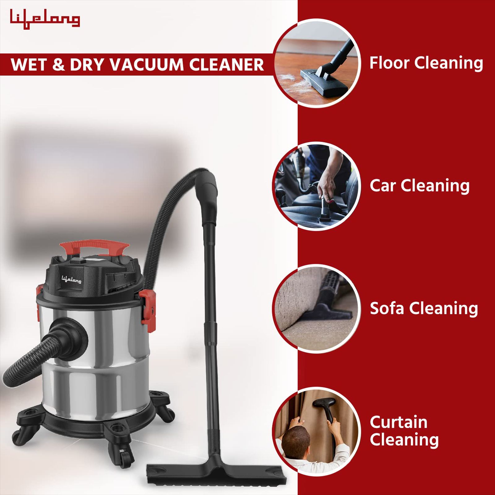 Buy ambrane MiniVac 01 70W Cordless Car Vacuum Cleaner with LED